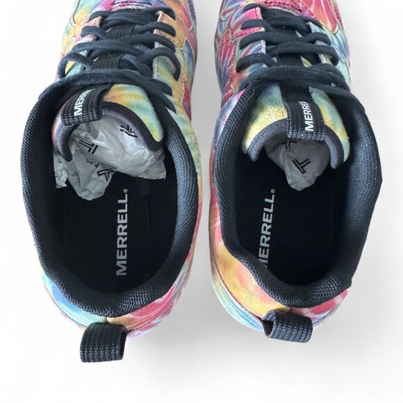 Merrell Alpine Tie Dye Rainbow Suede Sneakers Mens 8 / Women's 9.5 J002271 - Picture 9 of 11